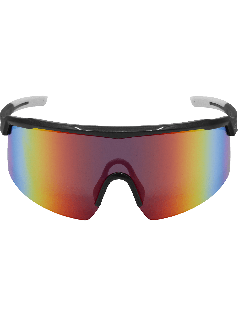 Whipray™ Red Mirror Rainbow Anti-Fog, Shiny Gray Frame