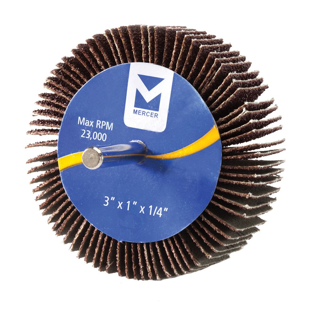 Mercer Aluminum Oxide Mounted Flap Wheels