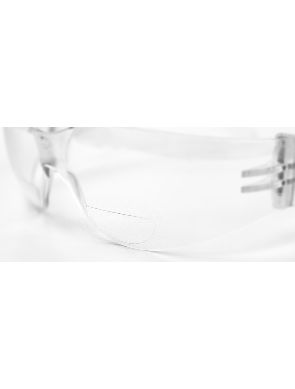 Torrent™ Clear 2.0 Diopter Bifocal Reader Style Lens, Frosted Clear Frame