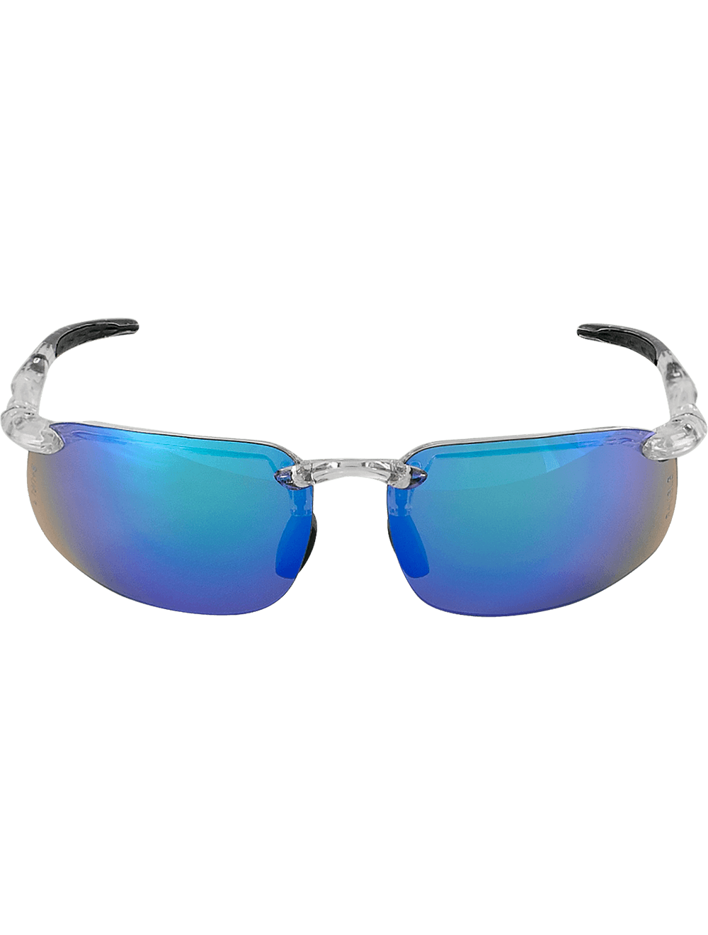 Swordfish® Green Mirror Anti-Fog Len, Crystal Clear Frame