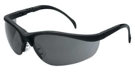 Klondike® KD1, Matte Black Finish Frame, Gray Lens, 144/cs