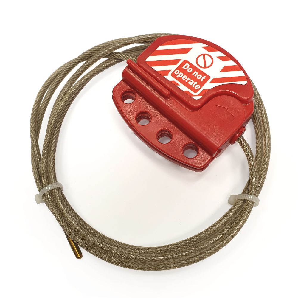Cable lockout with 6 cable