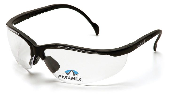 Venture II Readers Clear +3.0 Lens with Black Frame, 6/BX