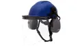 Pyramex Gray Cap Style Hard Hat Mounted EarMuff