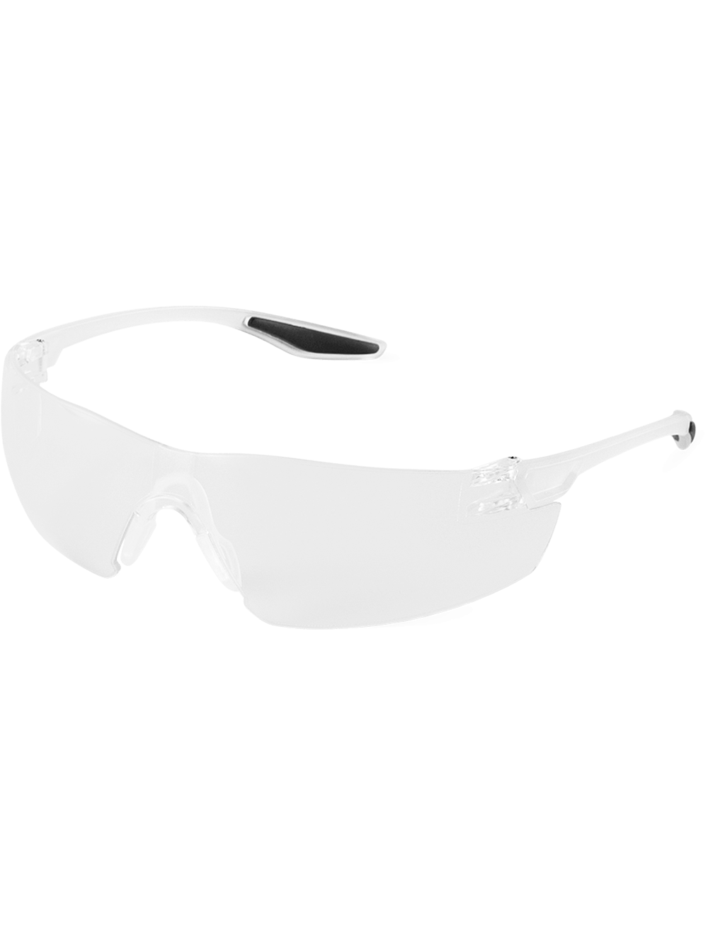 Discus™ Clear Lens, Frosted Clear Frame