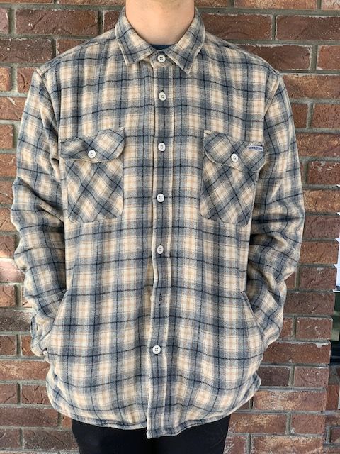 LIAM HVYWEIGHT SHERPA , Color: BROWN/BLUE, Size: S