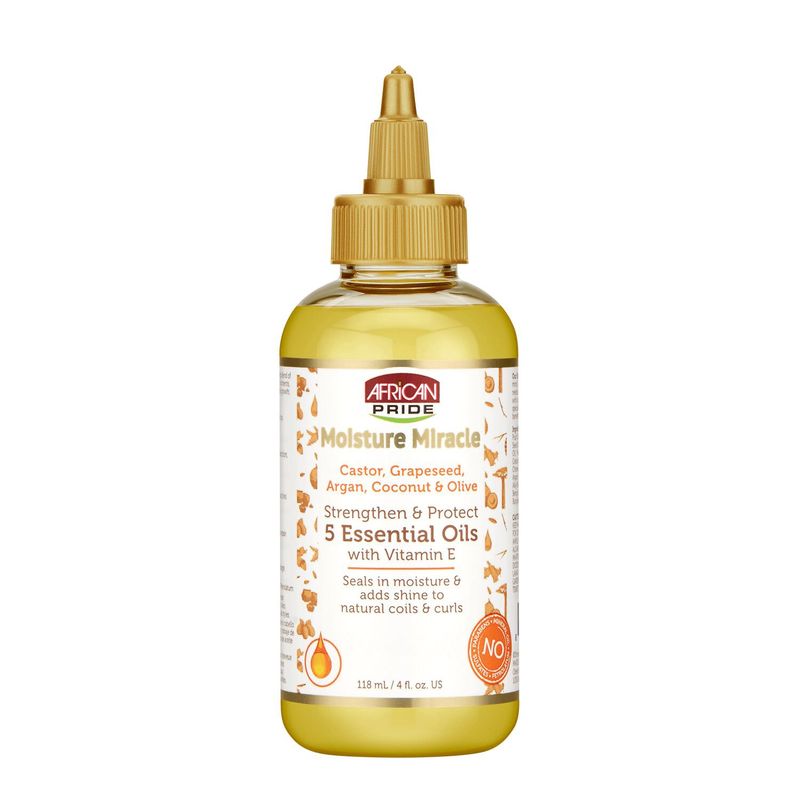 African Pride Moisture Miracle 5 Essentials Oil 4oz