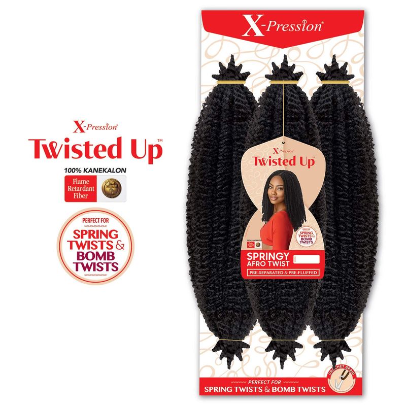 Xpression Twisted Up Springy Afro Twist 16&quot; 3X
