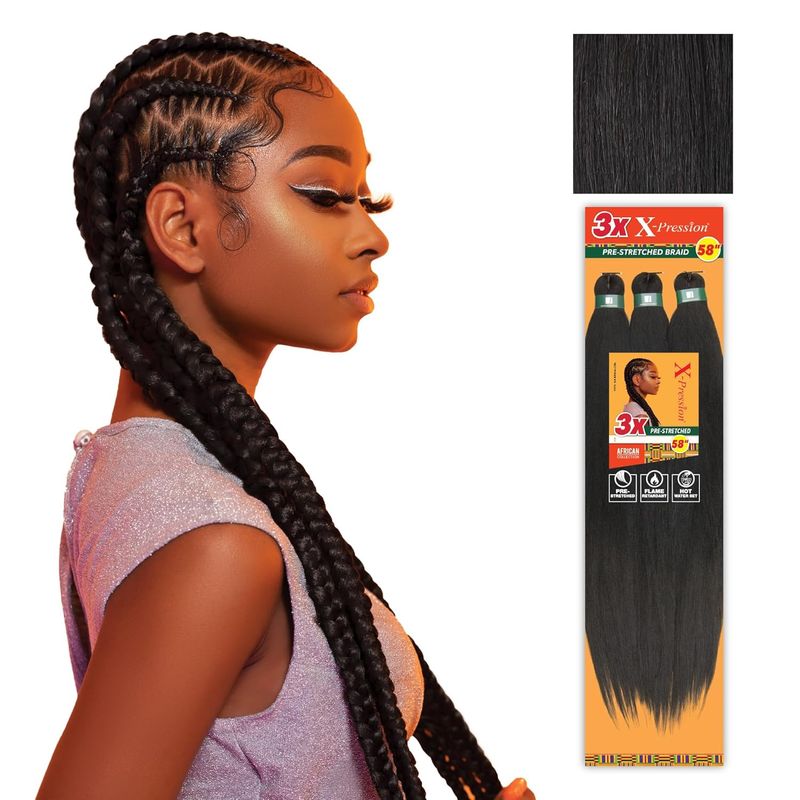 Sensationnel Xpression Pre-Stretched Braid 38&quot; 4x