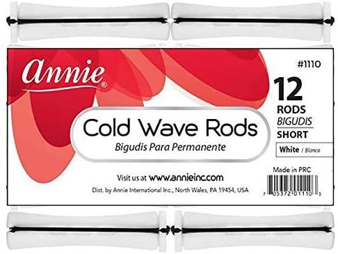 Annie Cold Wave Rods - Short White