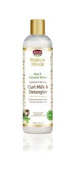 African Pride Moisture Miracle Curl Milk &amp; Detangler
