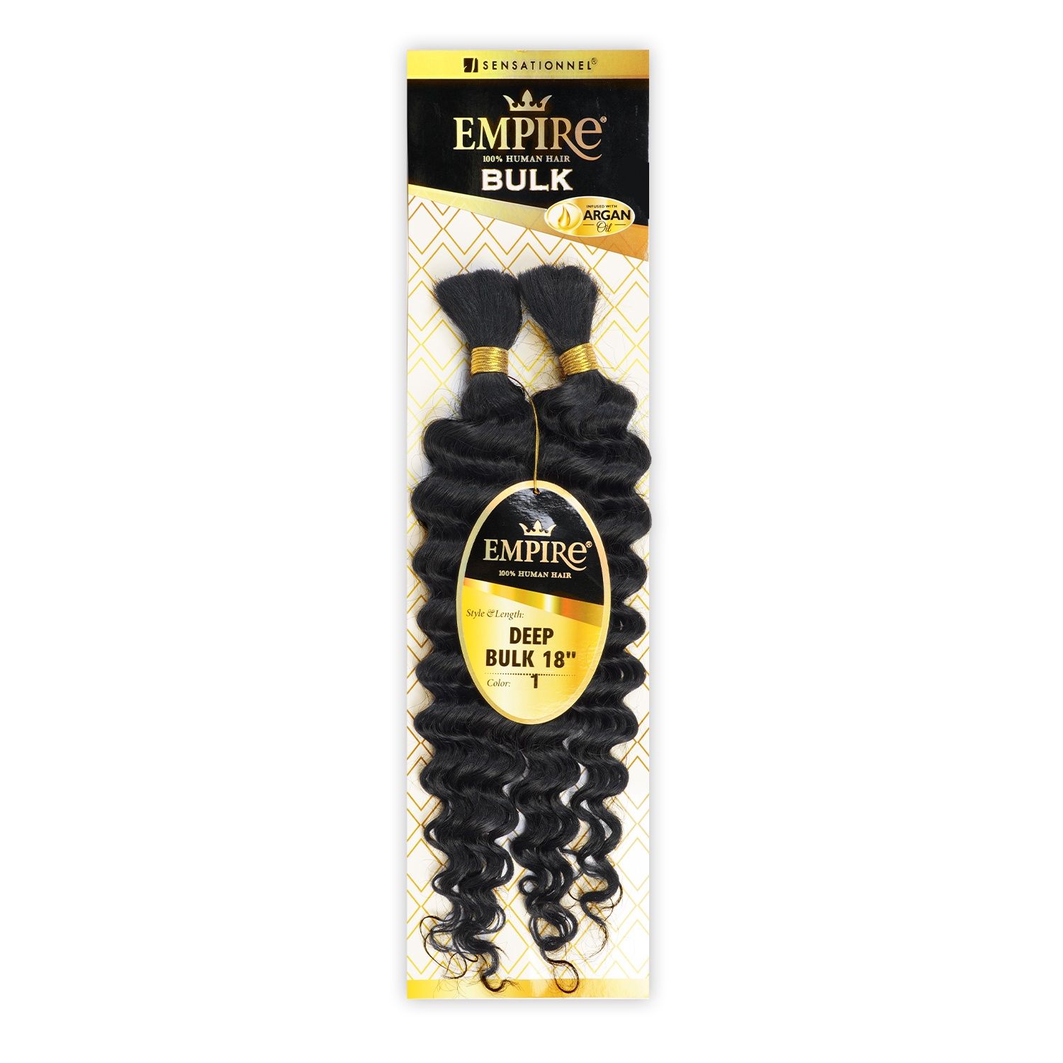 Empire Human Hair Deep Body Bulk 18"
