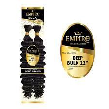 Empire Human Hair Deep Body Bulk - 22&quot;