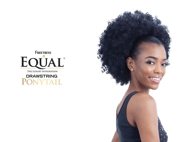 Equal Drawstring Ponytail Natural Fro