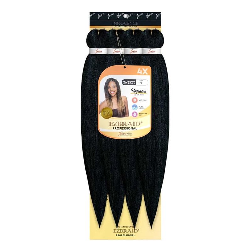 EZBRAID  Professional Pre-Stretched 4X  26&quot;(52&quot;)