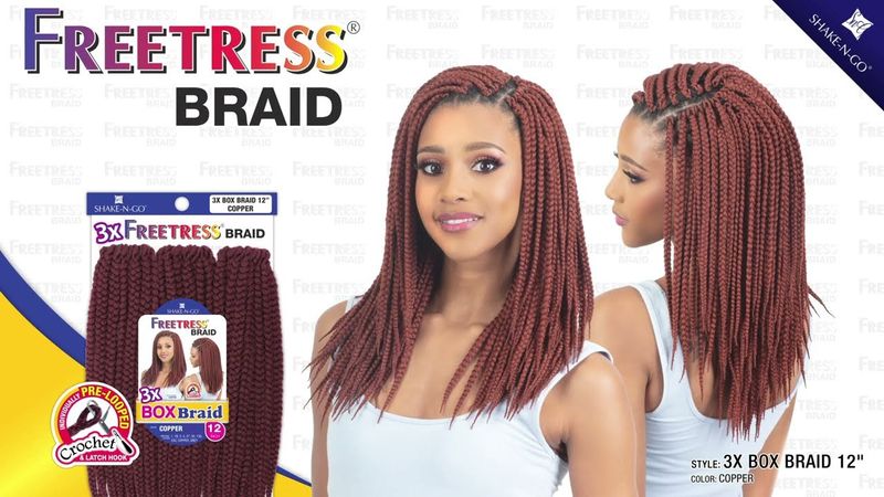 Freetress 3x Box Braid 12&quot;