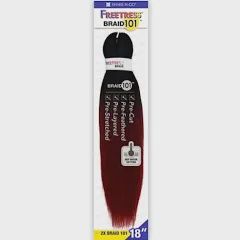 Freetress Braid 101 Hair Pre-Stretched Single 18&quot;