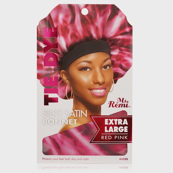 Tie Dye Silky Satin Bonnet Extra Large
