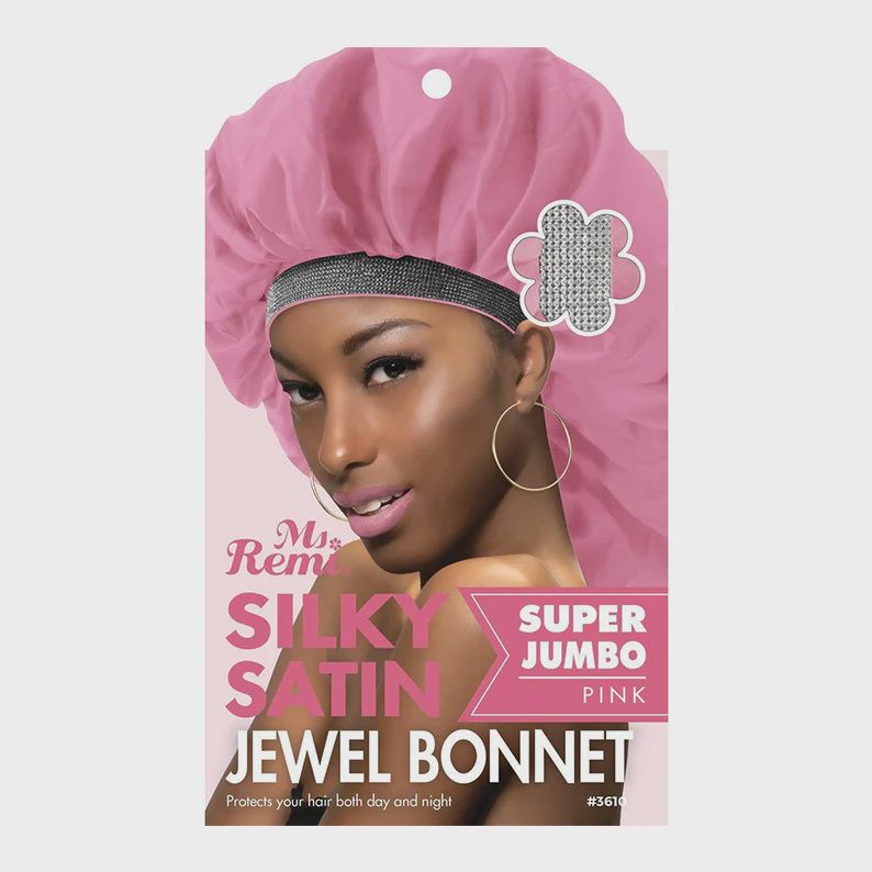 Silky Satin Jewel Bonnet Super Jumbo