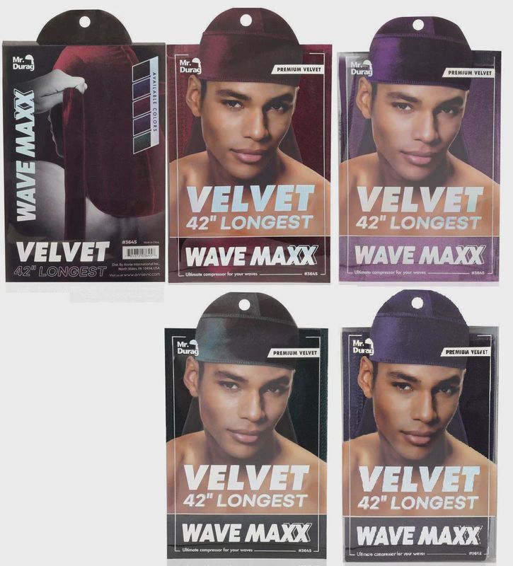 Mr Durag Velvet Wave Maxx 42&quot; Longest