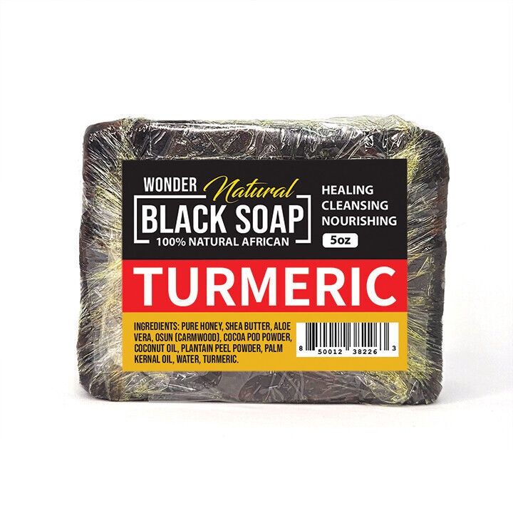 Wonderloc Natural Tumeric Black Soap