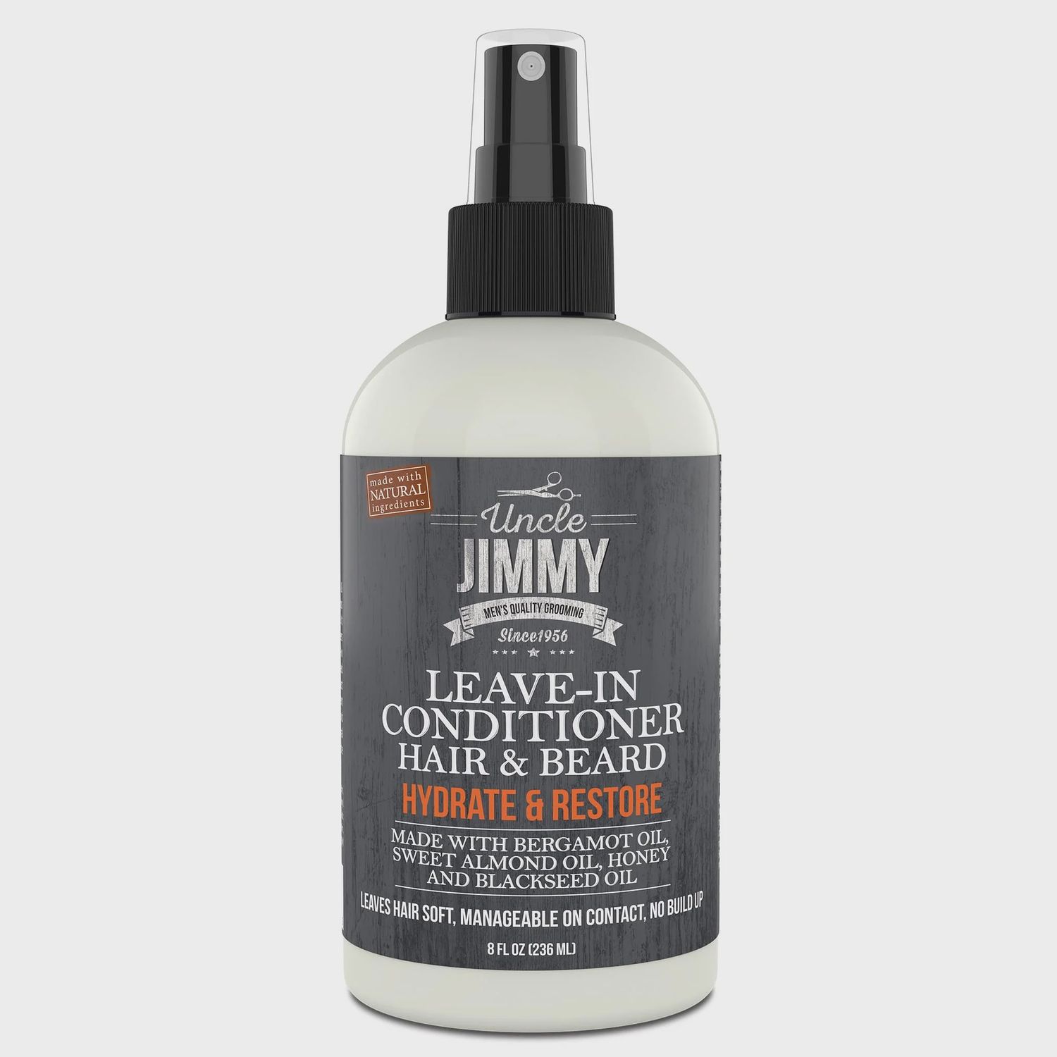 Uncle Jimmy Leave In Conditioner Hair &amp; Beard Hydrate &amp; Restore
