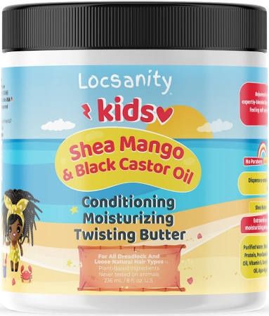 Locsanity Kids Shea Mango &amp; Black Castor Oil