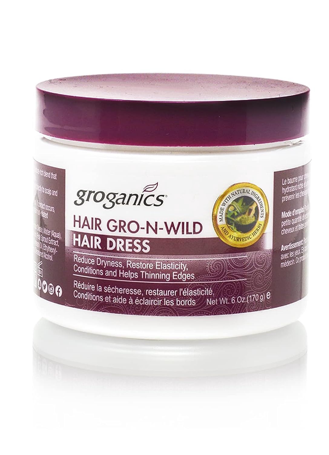 Groganics Hair Gro-N-Wild Hair Dress