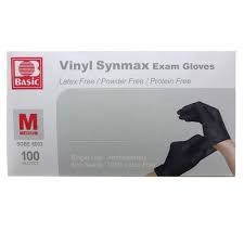 Basic Vinyl Synmax Gloves, Size: Medium