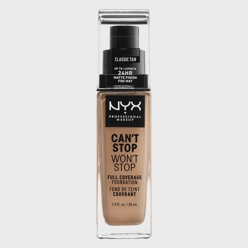 NYX Can&#39;t Stop Won&#39;t Stop Full Coverage Foundation, Color: Classic Tan