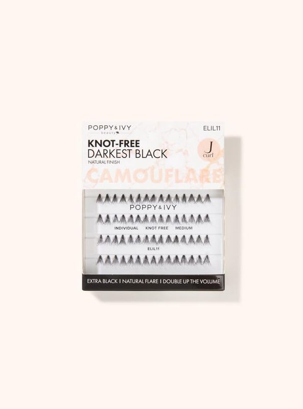 Knot Free Darkest Black J-Curl