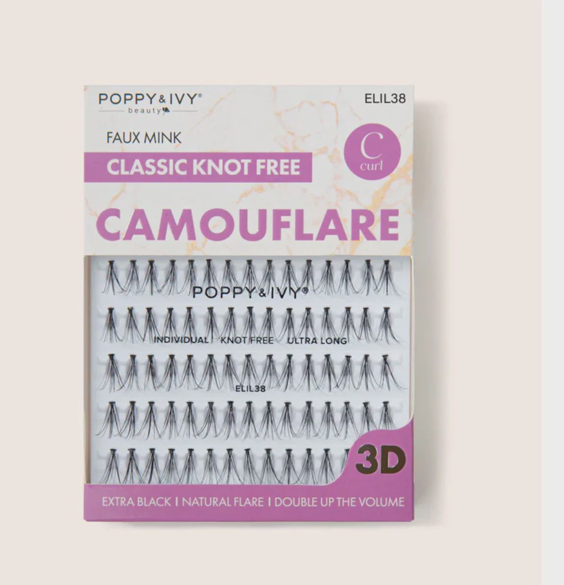 Knot Free Individual Lashes - C Curl