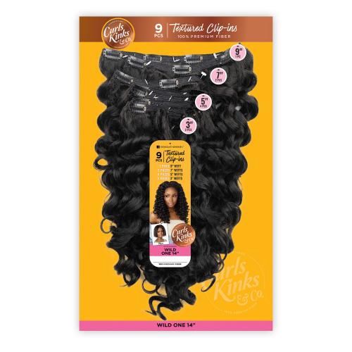 Curls Kinks &amp; Co Clip in Wild One 14&quot;