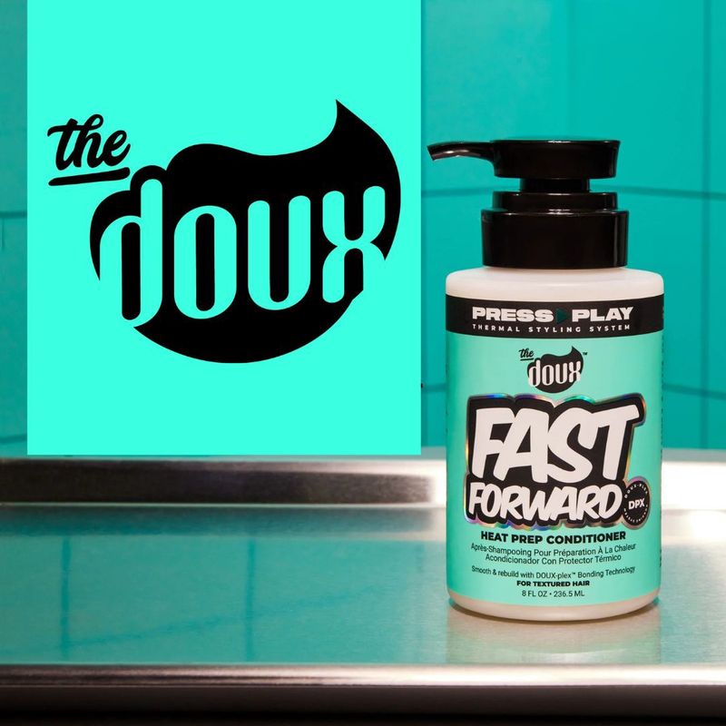 The Doux Press Play Fast Forward Heat Prep