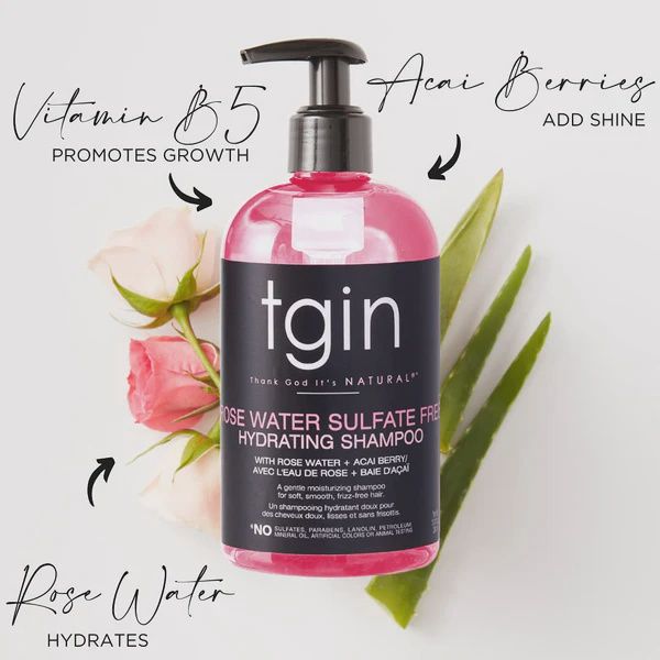 TGIN Rosewater Hydrating Shampoo