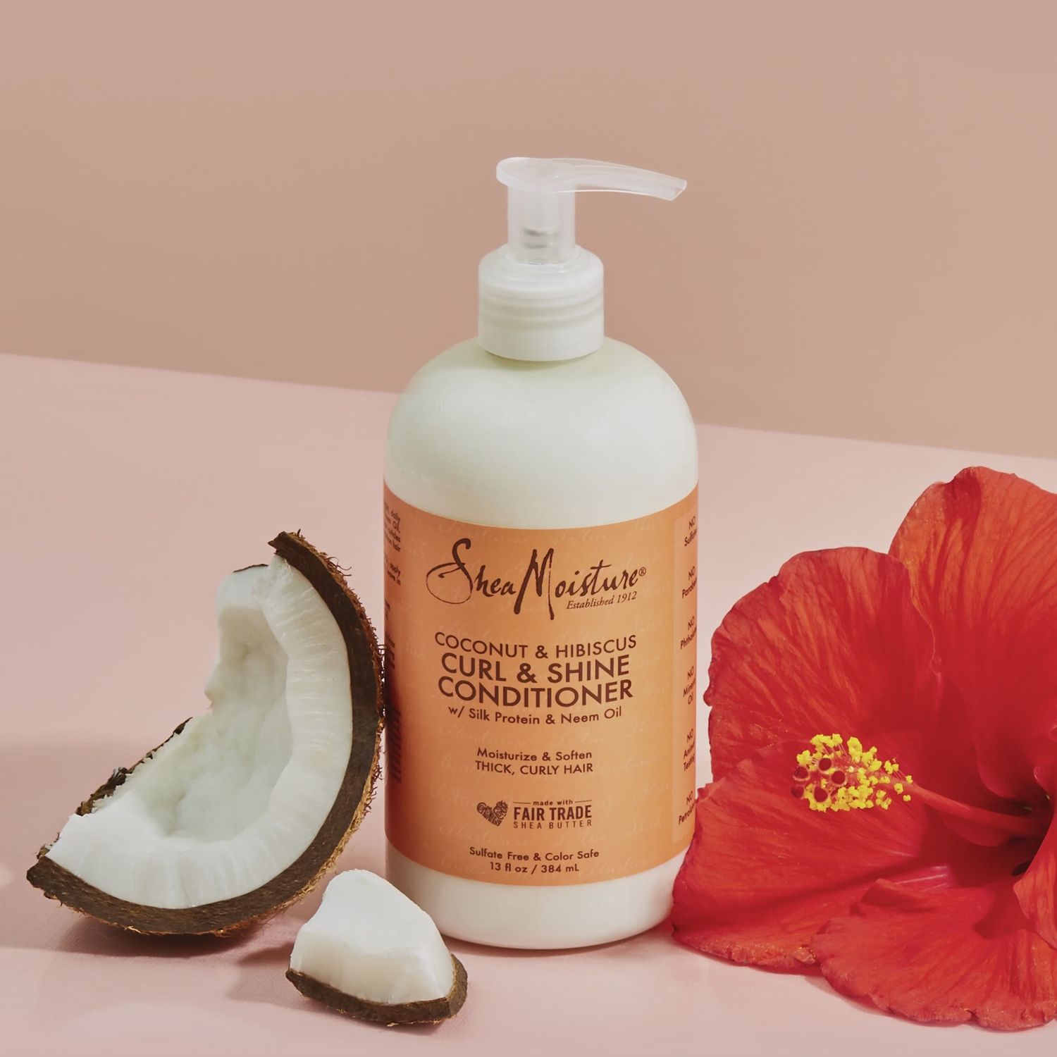 Shea Moisture Coconut &amp; Hibiscus Curl &amp; Shine Conditioner