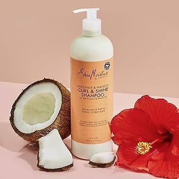 Shea Moisture Coconut &amp; Hibiscus Curl &amp; Shine Shampoo 19.8 fl oz