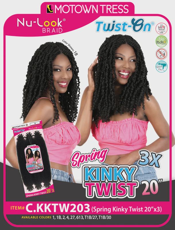 Motown Tress Springy Kinky Twist - 20&quot;