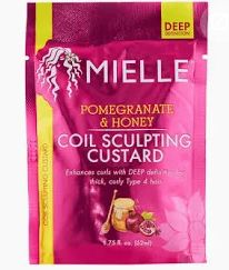 Mielle Pomegranate Coil Sculpting Custard Packet