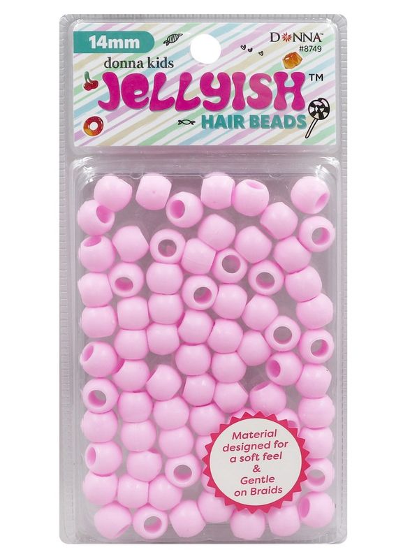 Donna Jellyish Hair Beads-Pink