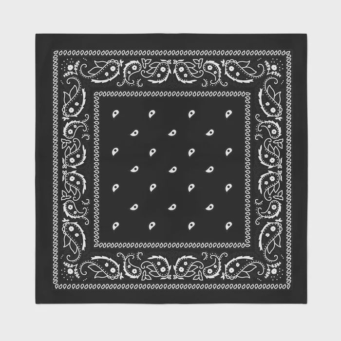 Bandana Scarf, Color: Black