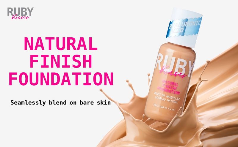 Ruby Kisses Natural Finish Liquid Foundation