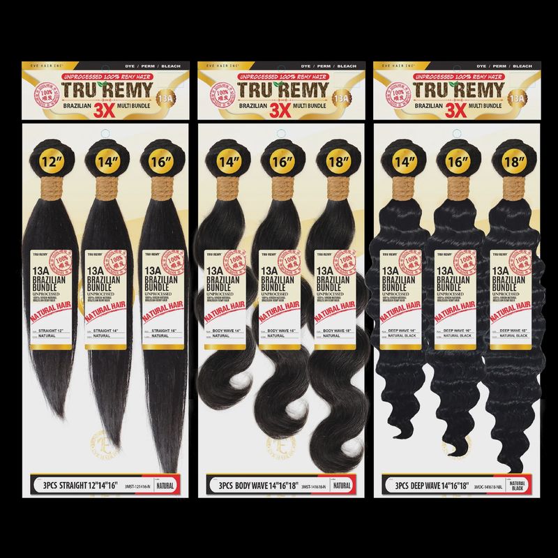 Tru Remy - Brazilian 3X Multi Bundle - Body Wave
