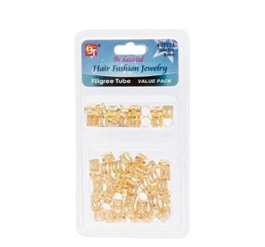 BT Filigree Tube - Braid Jewelry, Color: Gold
