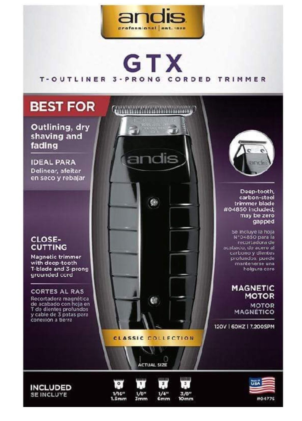 Andis GTX  T-Outliner Trimmer