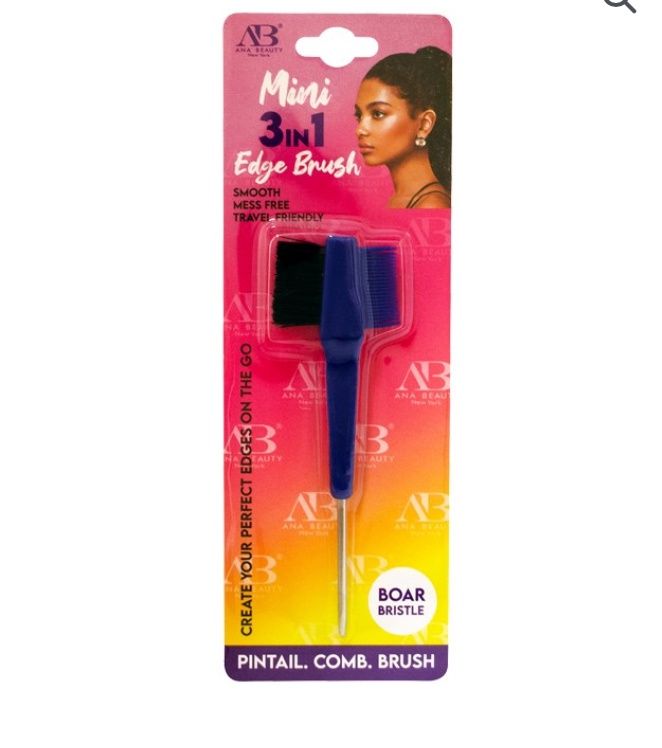 Ana Beauty Mini 3 in 1 Edge Brush