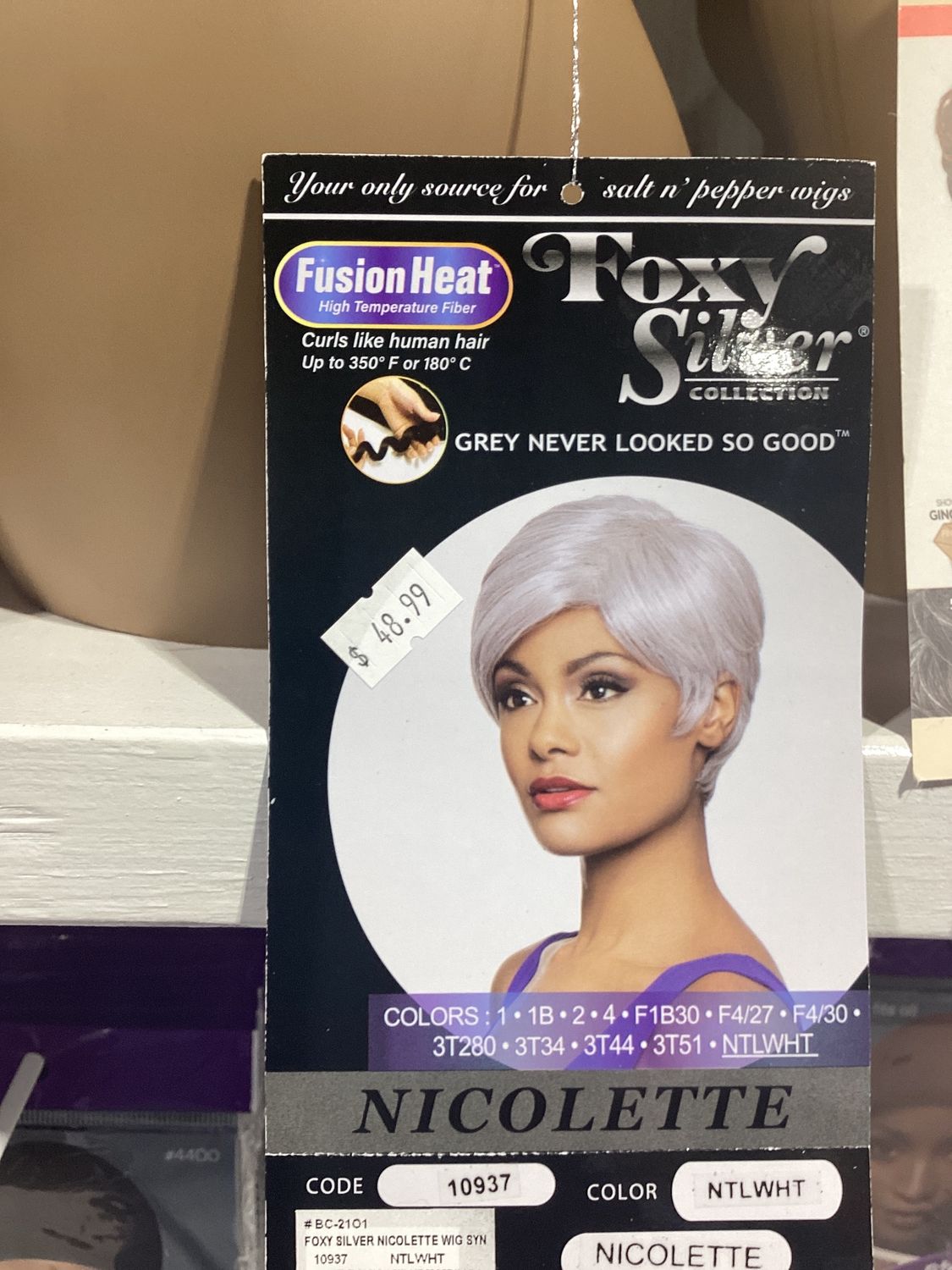 Fox Silver Nicolet Wig