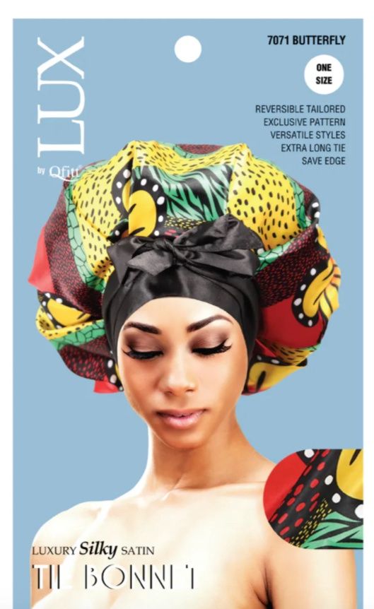 Lux Silky Tie Bonnet