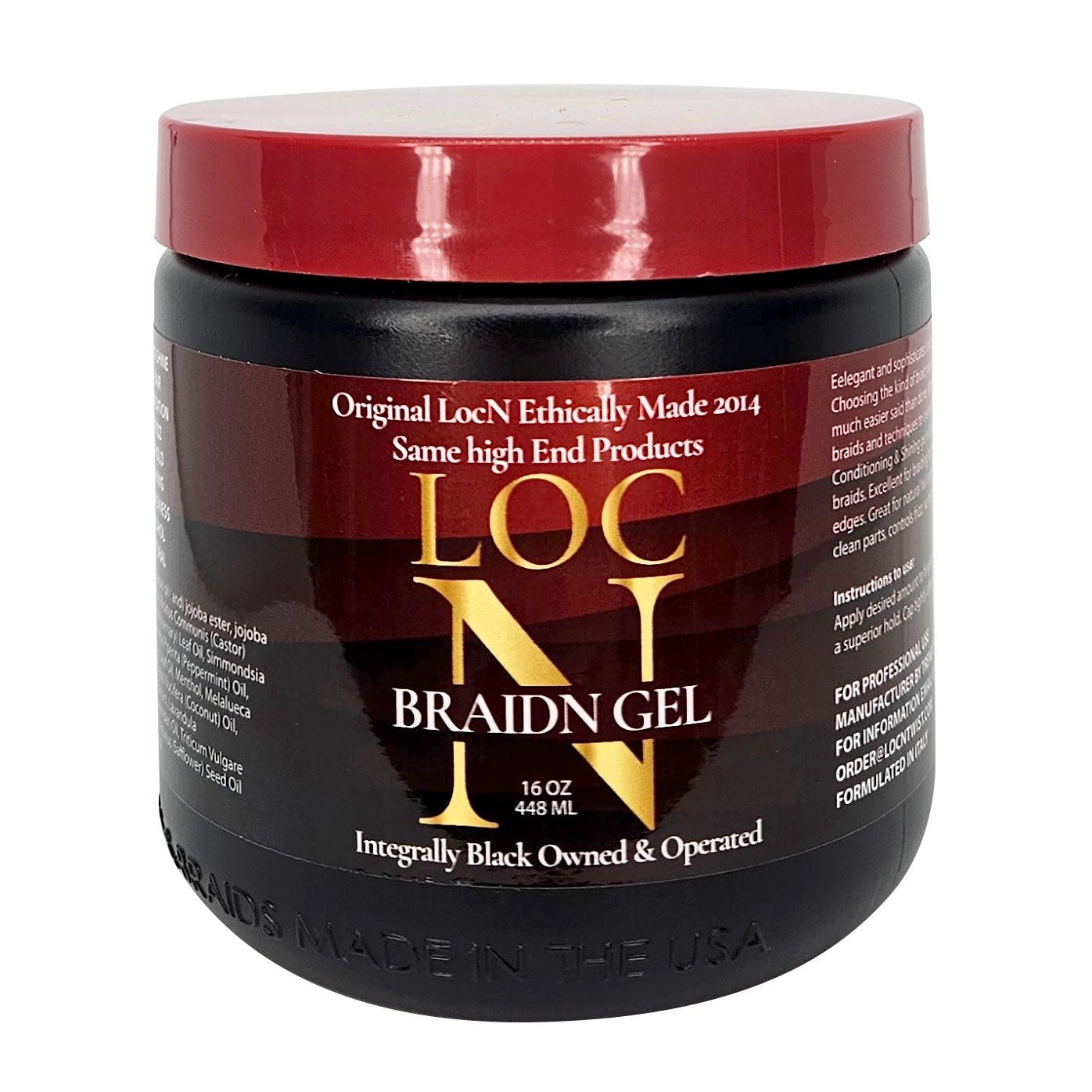 Loc N Braid n Gel, Size: 16oz
