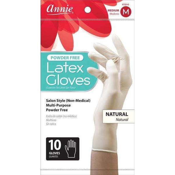 Annie Latex Powder Free Gloves 10ct, Size: Large